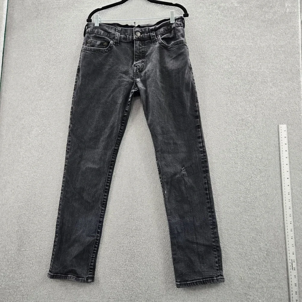 True Religion Men Jeans 32 Black Denim 29
